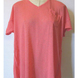 NWT A.N.A. XXL SHORT SLEEVE POCKET TUNIC TOP